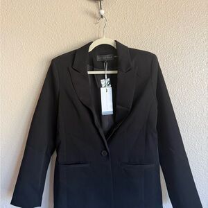 Endless Rose Classic Single Breasted Black Blazer